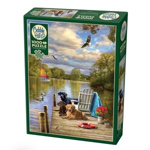 50% OFF if Bundled / Cobble Hill Dog Day Afternoon Puzzle 1000 Pieces